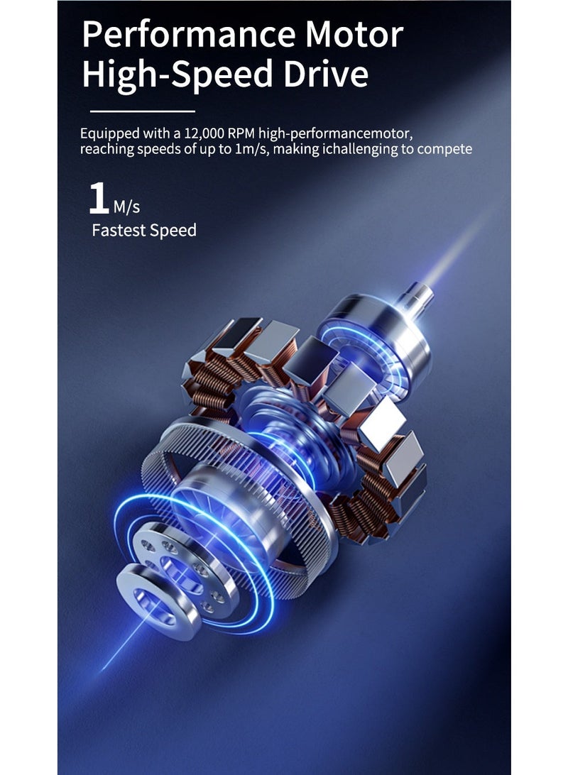 ريتش لايف لعبة كرة قطة تفاعلية، كرة ذكية تتحرك تلقائياً داخل المنزل لحل الألغاز، لعبة حيوان أليف تشحن عبر USB لطرد الملل - Image 2